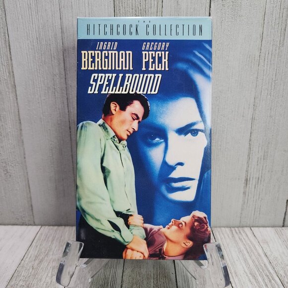 Spellbound VHS Tape 1992 Hitchcock Collection - Ingrid Bergman Gregory Peck - Picture 1 of 4